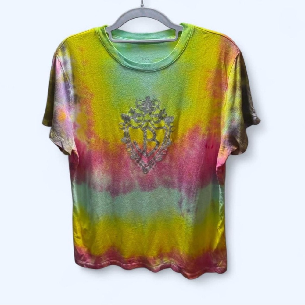 One of a kind tie-die Jonas Brothers tee